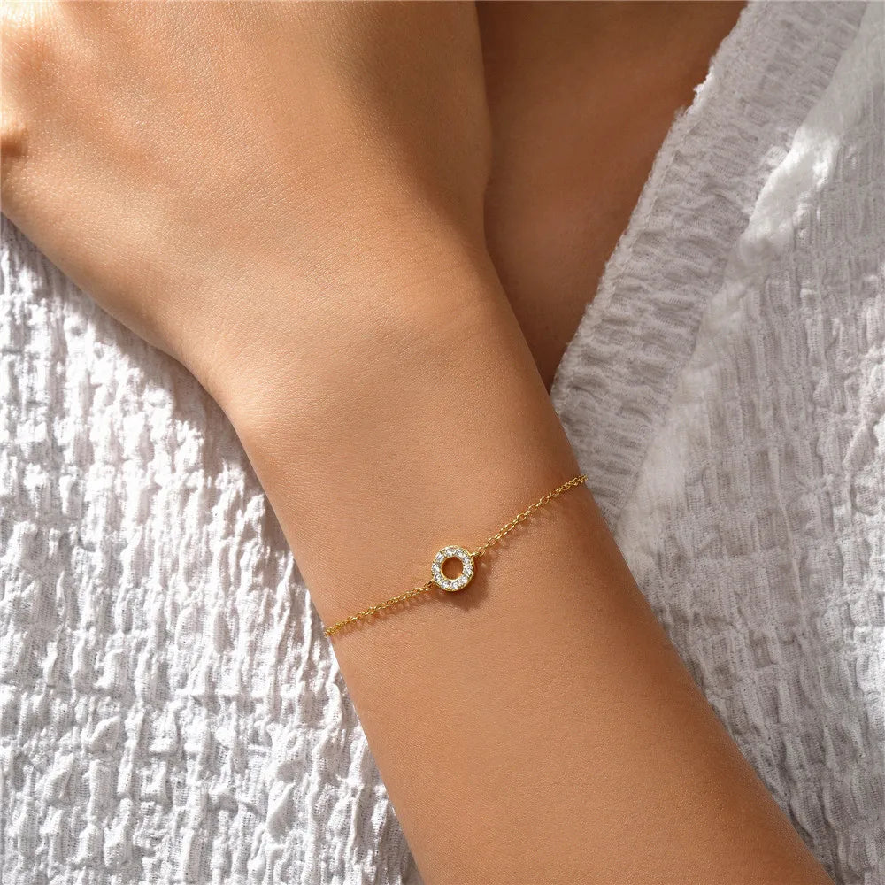 Pulseira Feminina Folheado a Ouro