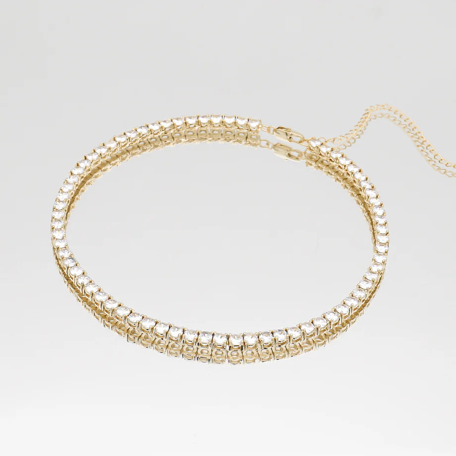 Colar Royal Shine Banhado a Ouro 18K com Zircônias